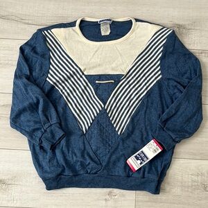 Vintage with tags cape cod sportswear nautical shirt size M